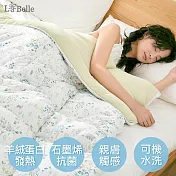 (網路獨家)義大利La Belle《森林漫遊》韓式抑菌暖膚絨石墨烯發熱可水洗冬被--雙人