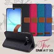 GENTEN Samsung Galaxy A17 5G 自在文青風支架皮套 桃色