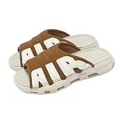 Nike 拖鞋 Air More Uptempo Slide 男鞋 女鞋 大AIR 駝色 棕 FQ8699-200
