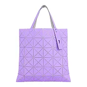 ISSEY MIYAKE BAO BAO LUCENT 6x6 霧面雙色托特包 (淺紫色/紫色)
