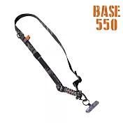BASE 550 多工背帶/黑迷彩織帶/迷彩傘繩編織(台灣製造 )