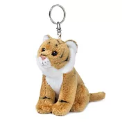 BON TON TOYS x WWF｜老虎填充鑰匙圈-咖啡 10cm
