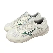 Mizuno 慢跑鞋 Maximizer 27 寬楦 男鞋 女鞋 白 綠 緩震 基本款 運動鞋 美津濃  K1GA2500-11
