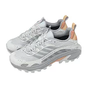 Merrell 防水登山鞋 Moab Speed 2 GTX 女鞋 霧灰 越野 健行 郊山 反光 ML038816