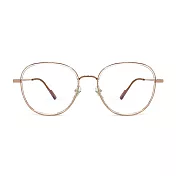 【大學眼鏡_配到好2980】NEW-透玫瑰金眼鏡 C666012C4 透玫瑰金