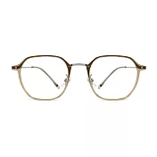 【大學眼鏡_配到好2980】NEW-透棕黃眼鏡 82002C4 透棕黃