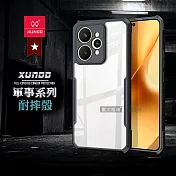XUNDD訊迪 軍事防摔 realme 15 鏡頭全包覆 清透保護殼 手機殼(夜幕黑)