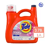 Tide超濃縮he高效能洗衣精(添加Downy柔軟精)128oz/3.78L