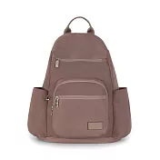 J II 後背包-幻漾防盜尼龍後背包(大款)-6111-5 玫瑰金