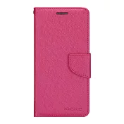 XIEKE SONY Xperia 10 VII 月詩蠶絲紋皮套 -玫紅