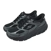 Skechers 健走鞋 Go Walk Max Cushioning Slip-Ins 男鞋 黑 厚底 回彈 運動鞋 217127BBK