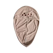 SANSO LIFE 美食系列超細纖維擦頭包巾  珍珠奶茶