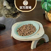 【喵仙兒】馬卡龍陶瓷碗架組 青色