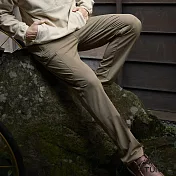 【ATUNAS 歐都納】男款竹炭彈性長褲/抗臭吸濕排汗/大尺碼A1PA2542M- M 深棕褐