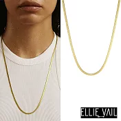 ELLIE VAIL 邁阿密防水珠寶 細緻蛇紋項鍊 56cm 金色長項鍊 Desi Herringbone