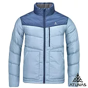 【ATUNAS 歐都納】男款HEAT CORE蓄熱保暖羽絨外套/大尺碼A1GA2527M- M 深藍/藍