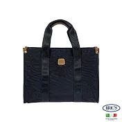 【BRIC S】 BRICS 義大利時尚 S尺寸 可手提肩背側背 歌劇院托特包 深藍