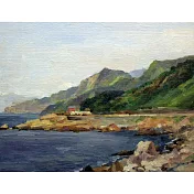 【玲廊滿藝】連雅綺-靜靜的海36.5x24.5cm