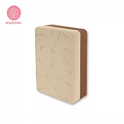 【Mukasa】EVA瑜珈磚 - 杏底/花草 (圓角) - MUK-25425 - 兩入組