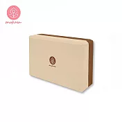【Mukasa】EVA瑜珈磚 - 杏底/LOGO款 (切角) - MUK-25422 - 兩入組