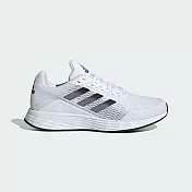 Adidas 愛迪達 Duramo SL [JQ9715] 男 慢跑鞋 跑鞋 運動鞋 緩震 舒適 基本款 白黑 23cm 白/黑