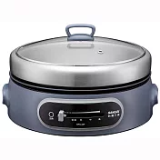 SANLUX台灣三洋4L多功能電火鍋 HPS-40F 藍色