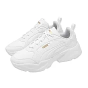 Puma 休閒鞋 Cassia 2.0 L Wns 女鞋 白 金 拼接 厚底 增高 運動鞋 402678-02