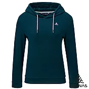 【ATUNAS 歐都納】女款經典保暖長袖連帽衫/帽T/大尺碼A2PS2561W- S 深藍