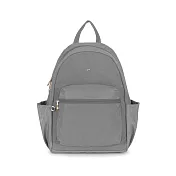 J II 後背包-沐晨壓紋防潑水後背包-6608-30 晨霧灰