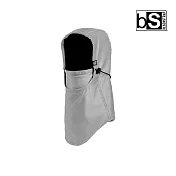 Team Hood 素色可調式雙層保暖多功能頭套 淺灰