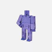 Cubebot 酷比人【經典小型】木製變形積木機器人．益智設計玩具．療癒小物推薦 高貴紫