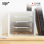 【日本squ+】SOFFICE日製四層A4文件抽屜收納架