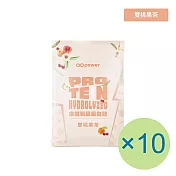 【GOpower 果果能量】水解乳清蛋白飲-雙桃果茶(35g) x 10包