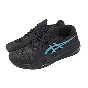 Asics 網球鞋 Gel-Resolution X Night Energy 男鞋 黑 藍 美網 夜場系列 1041A526960