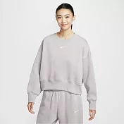 NIKE AS W NSW PHNX FLC OOS CREW Oversize 女圓領套頭衫-DQ5762009 XL 灰色