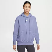 NIKE AS W NSW PHNX FLC OS PO HOODIE 女連帽上衣-DQ5861499 XS 藍紫色