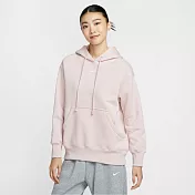 NIKE AS W NSW PHNX FLC OS PO HOODIE 女連帽上衣-DQ5861667 XS 粉紅色