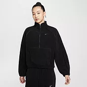 NIKE AS W NK ONE TF HZ TOP POLAR 女長袖上衣-HV3716010 L 黑色