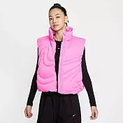 NIKE AS W NSW DWN MAX SWSH VEST 女羽絨背心-IH8008606 L 粉紅色