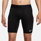 NIKE AS M NP DF LONG SHORT 男緊身短褲-FB7964010 M 黑色