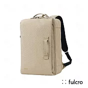 【fulcro】ESSENCE 系列-簡約多功能後背包(M)(多色可選)(日本空運來台x授權台灣經銷) 淺褐色