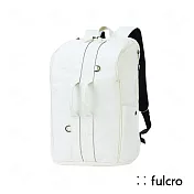 【fulcro】ESSENCE 系列-簡約多功能後背包(Double)(多色可選)(日本空運來台x授權台灣經銷) 米白色