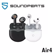 SoundPeatsAir4 真無線藍牙耳機 半入耳好舒適 2色 公司貨保固1年 白色