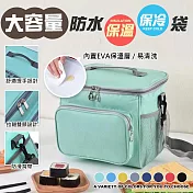 大容量防水保溫保冷袋(防潑水10L 2入組) 防潑水10L灰色*2