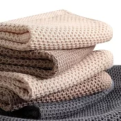 E.City_日式蜂巢紋多功能擦碗巾清潔抹布(2入) 隨機出貨