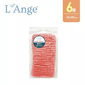 L’Ange 棉之境 6層純棉紗布擦髮巾 55x90cm - 珊瑚紅