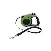 【野一夏】寵物自動伸縮牽引繩－5M  遛狗繩 伸縮牽引繩 寵物牽繩 拉繩牽引繩 散步牽繩 外出牽繩 -綠色