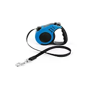 【野一夏】寵物自動伸縮牽引繩－5M  遛狗繩 伸縮牽引繩 寵物牽繩 拉繩牽引繩 散步牽繩 外出牽繩 -藍色