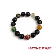 石頭記 石頭記-黑曜石手鍊-五財護主