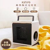 【KINYO】瞬熱PTC陶瓷電暖器(EH-55MT)快暖/安靜/輕巧
